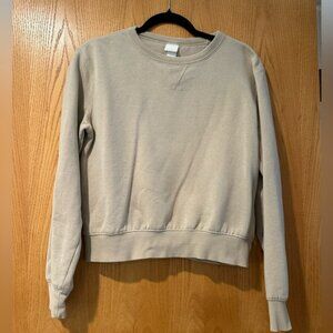 H&M Cream Crew Neck Sweater